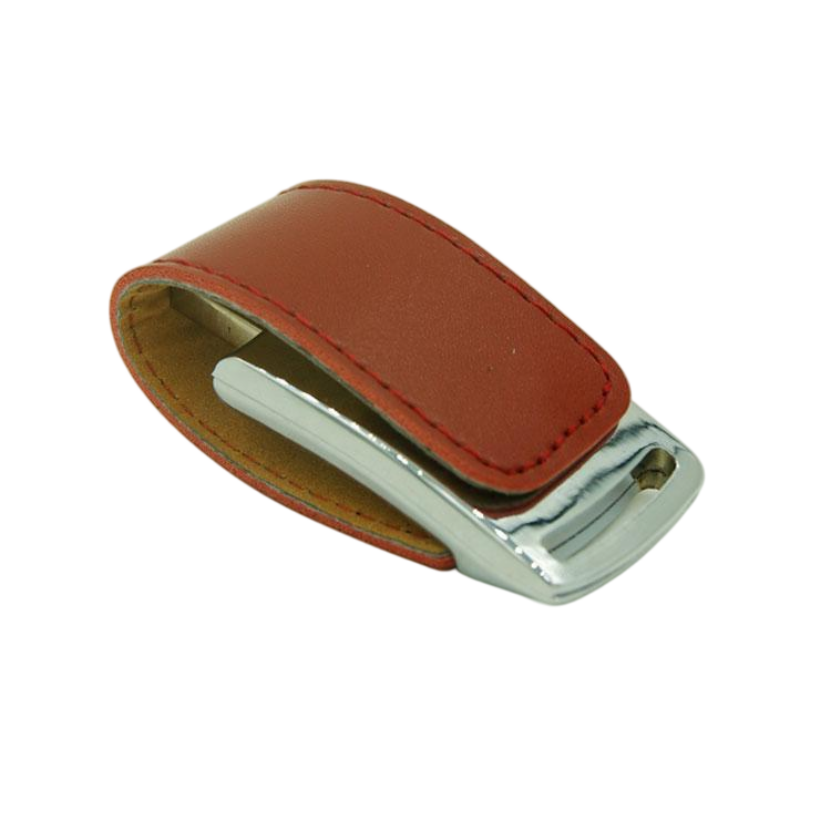 Magnetic closure leather USB stick