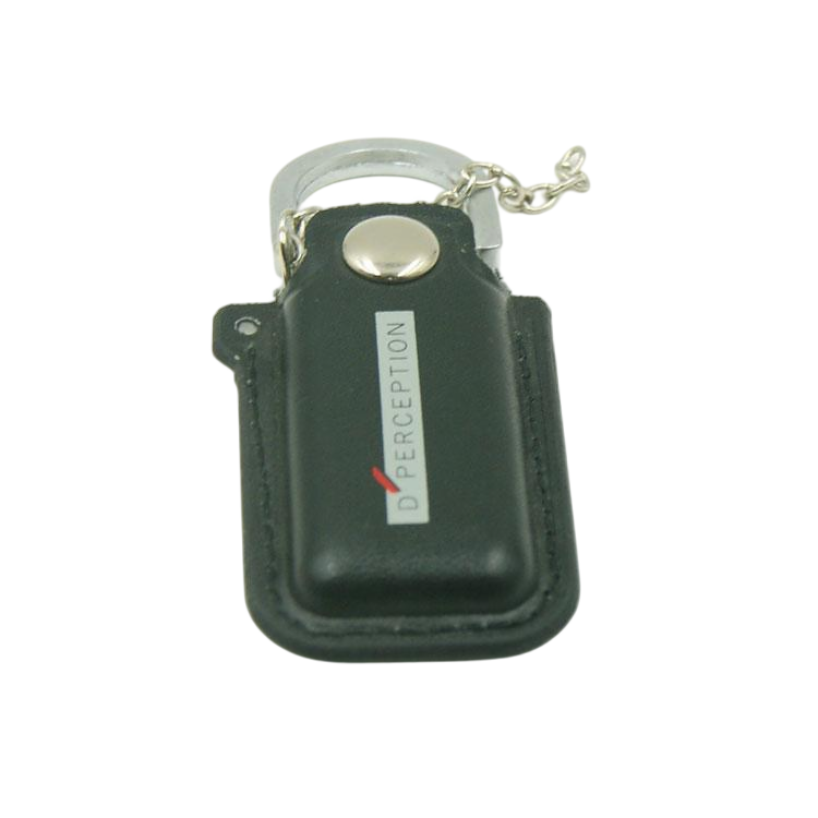 Monogram-ready leather thumb drive