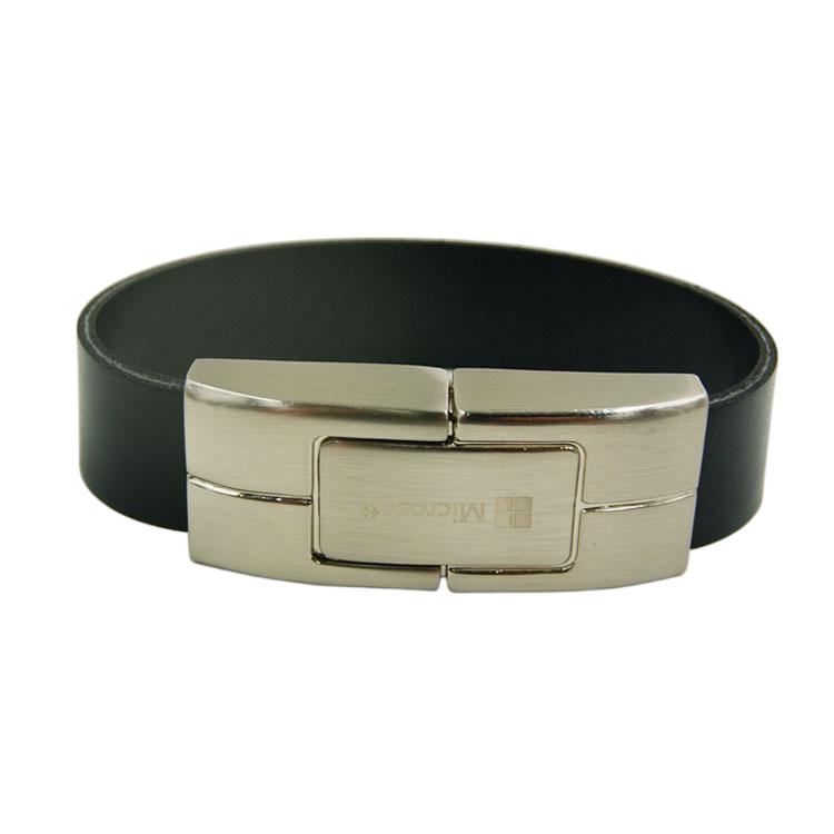 Personalized custom logo leather USB