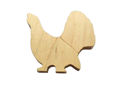 Rooster Wooden Flash Drive