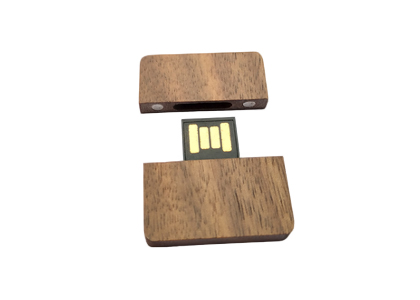 Square Wooden USB Flash Drive