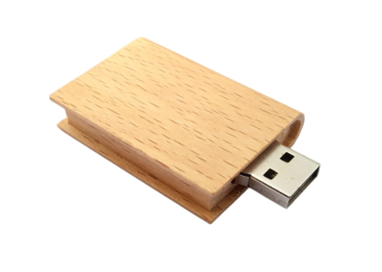 Wooden Book Flash Drive