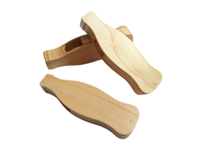 Wooden Coke Bottle USB Flash Drive