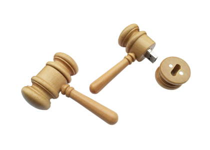Wooden Hammer USB Flash Drive