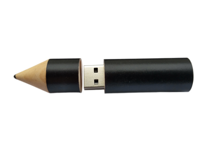 Wooden Pencil Flash Drive