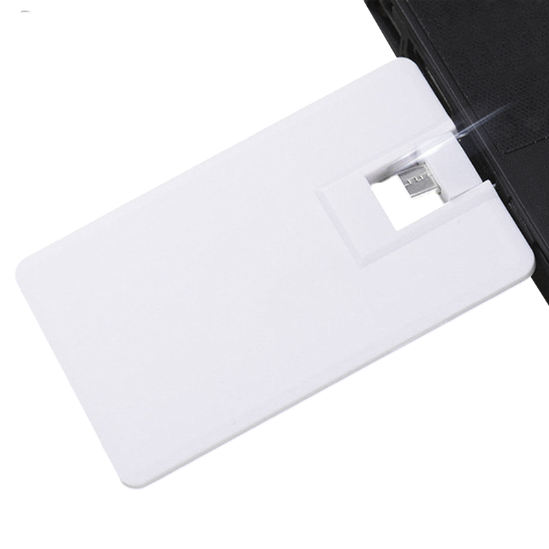 Usage diagram of an Android smartphone card - shaped USB flash drive

