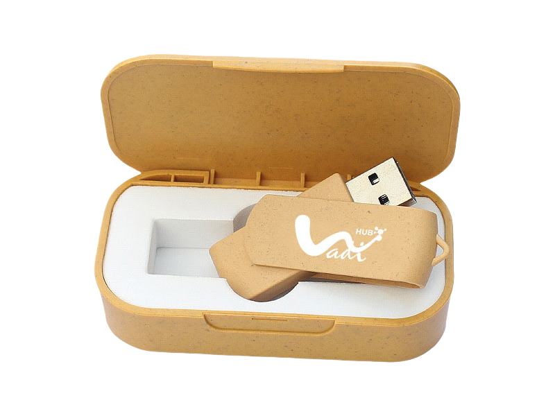 Common Rotating Degradable USB Flash Drive