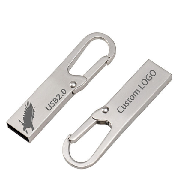 Metal Buckle USB Flash Drive with Logo