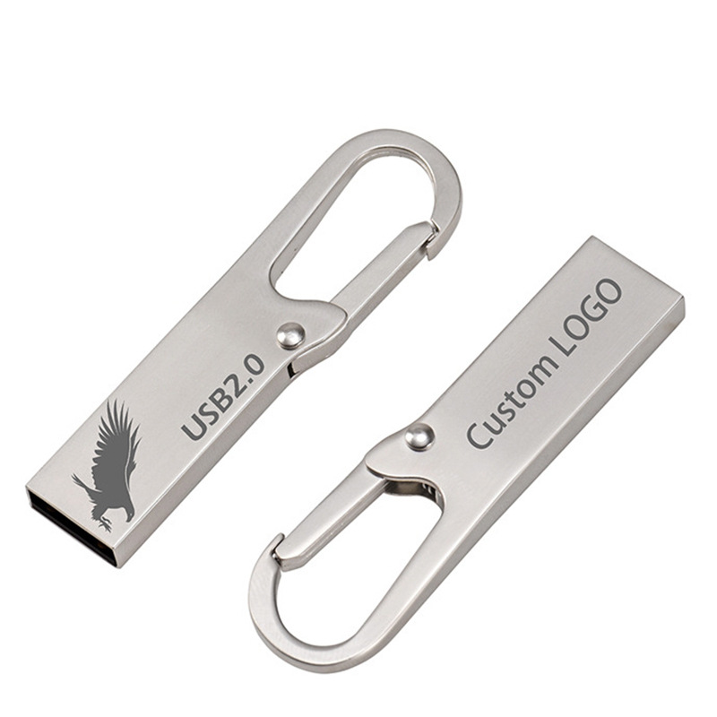 Metal Buckle USB Flash Drive with Logo