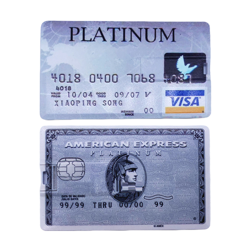 metal credit card usb