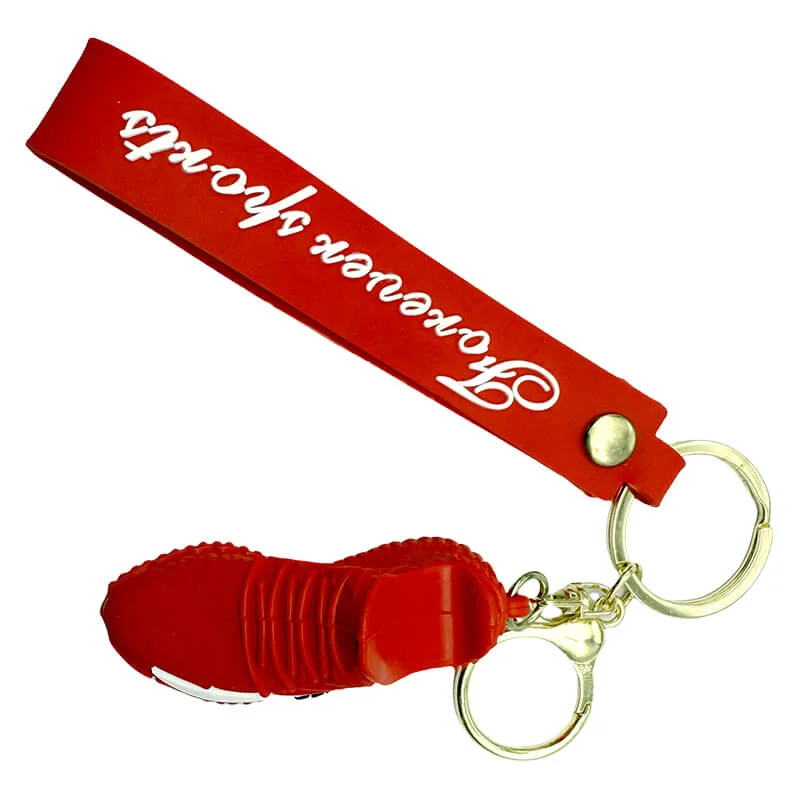 cartoon shoe keychain