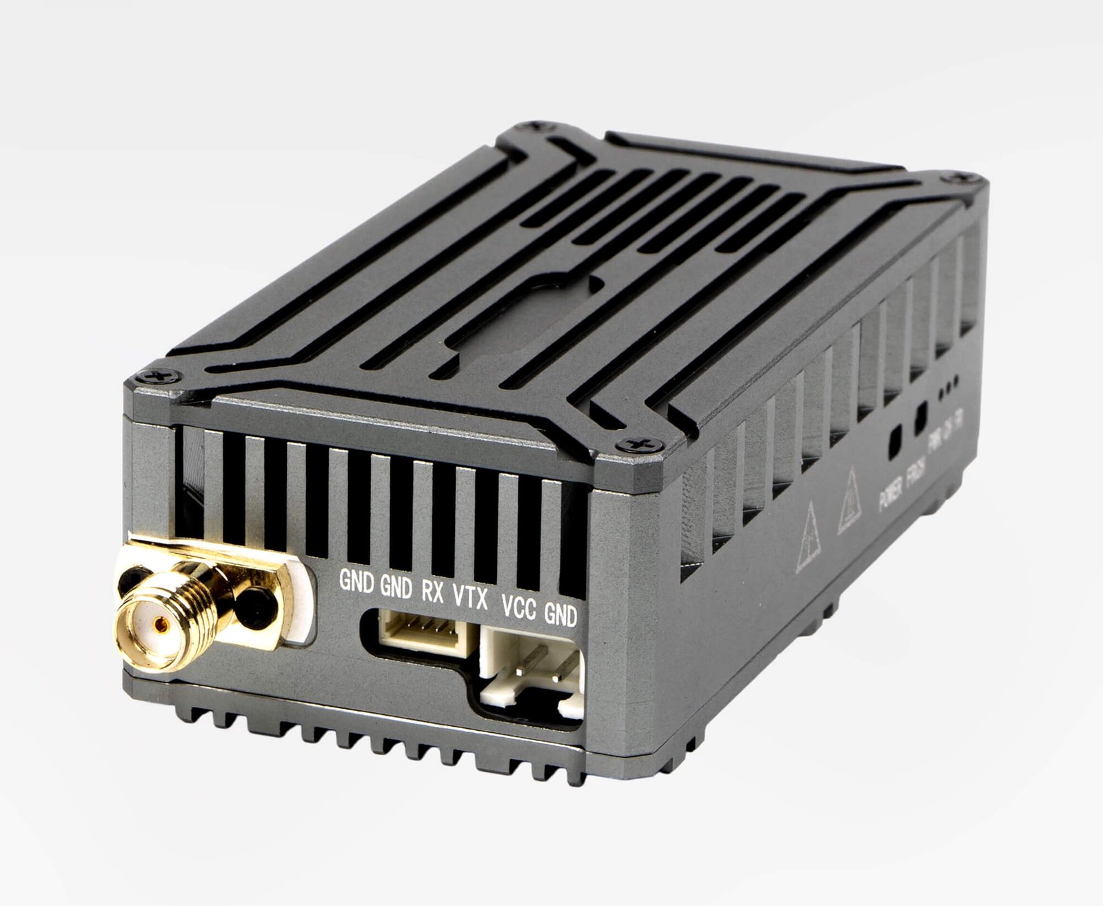 10W-5.8G High-Power FPV VTX Transmitter with CNC Aluminum Heatsink & U.FL Antenna Port