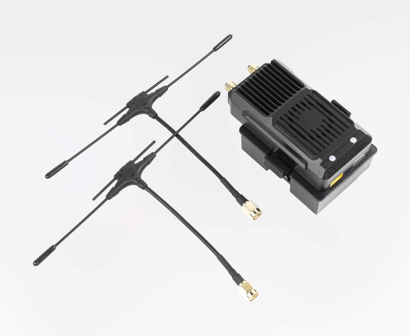 Gemini ELRS Transmitter Combo with Dual T-Antennas and Heatsink Housing2