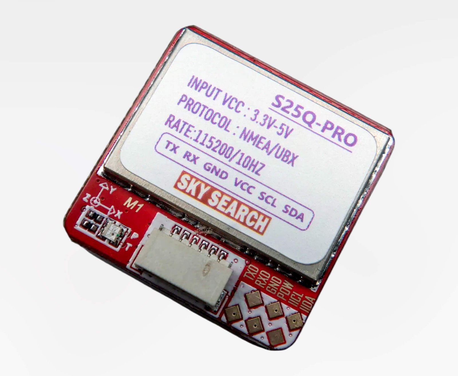 S25Q-PRO GPS Module (NMEAUBX Protocol, 10Hz Update Rate)