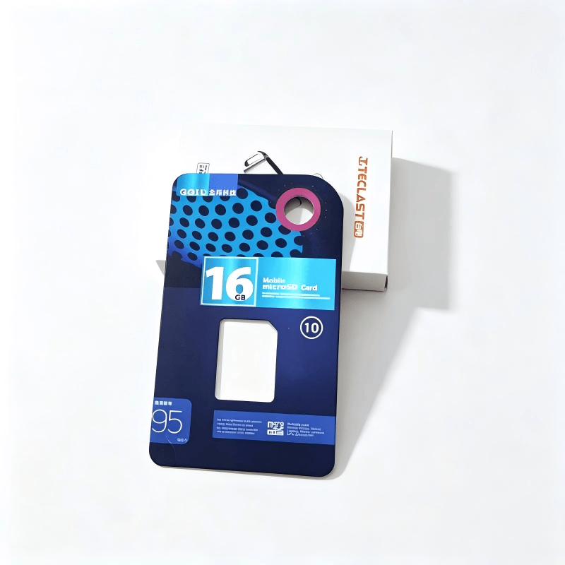16GB Micro SD Card Blister Paper Packaging