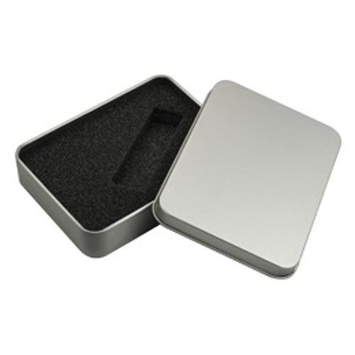 Blank Square Metal Tin Box With Pre-cut Foam Insert