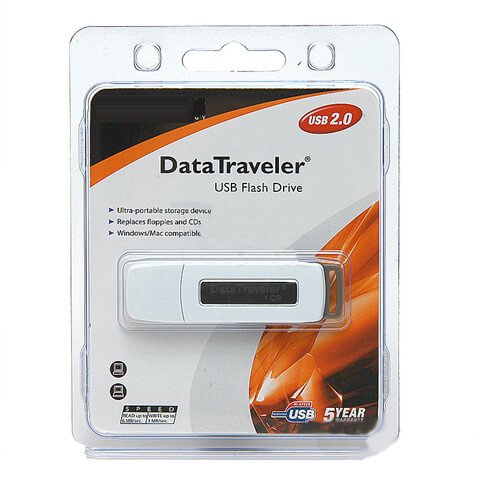 DataTraveler USB Flash Drive Retail Blister Packaging