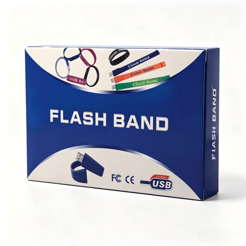 FLASH BAND Wristband USB Flash Drive Color Box