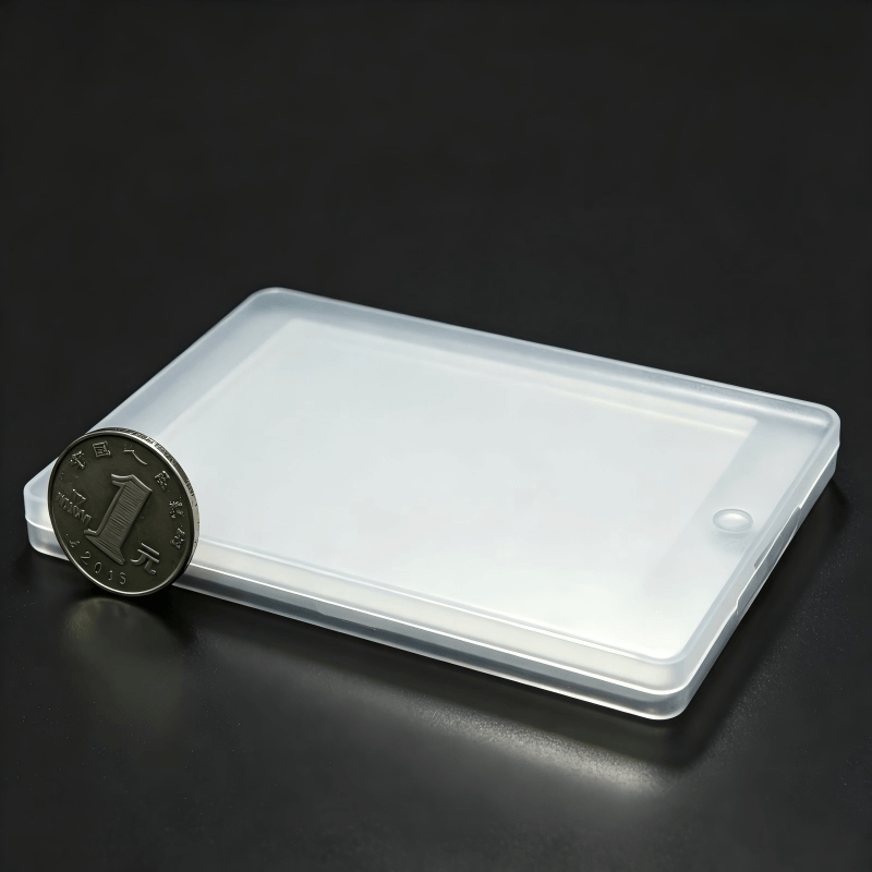 Frosted Clear Square Plastic Card USB Storage Case