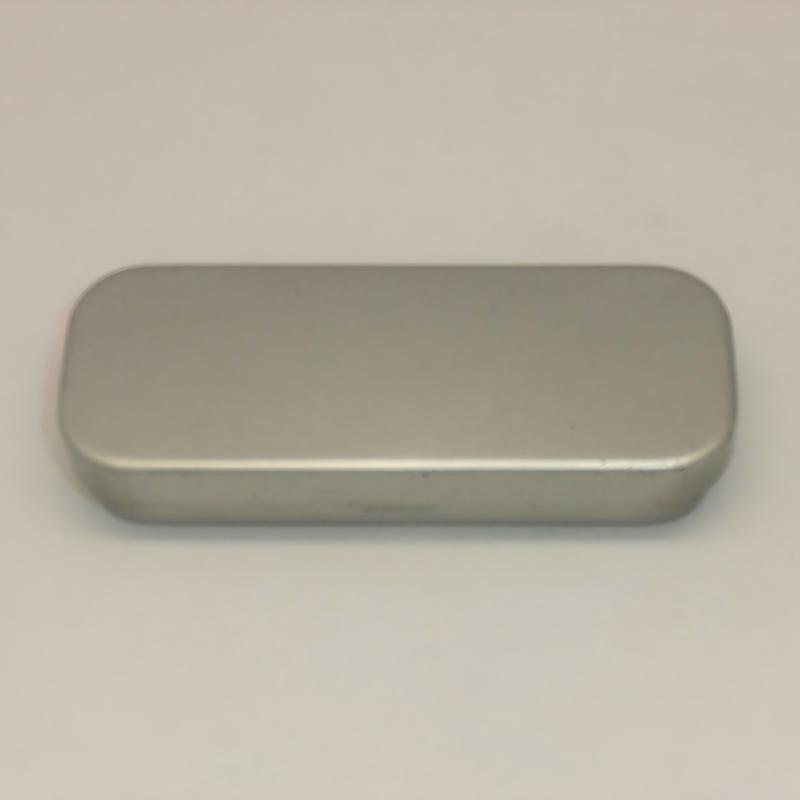 Long Rectangular Plain Tin Case