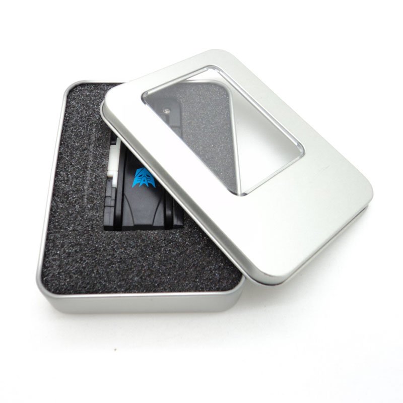 Square Tin Box With Clear Window & Custom Foam Insert