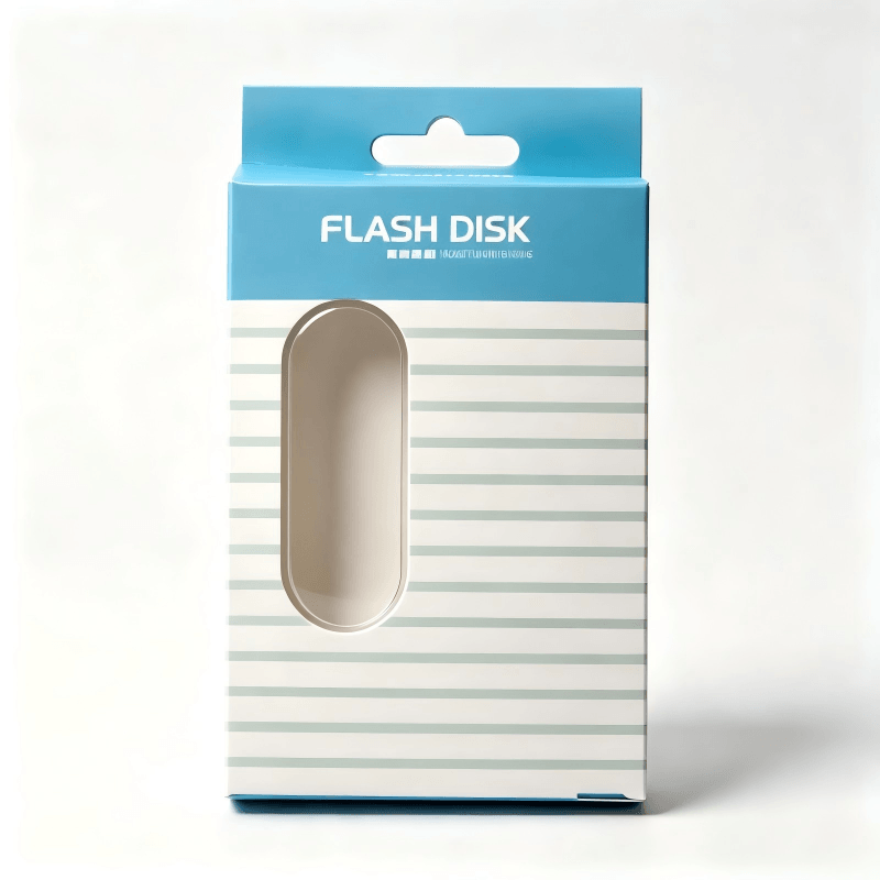 Striped Hanging Flash Disk Retail Packaging