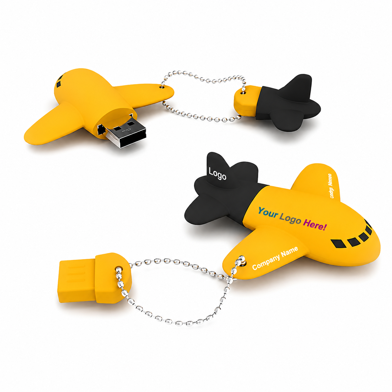 chiavette USB promozionali personalizzate a forma di aeroplano