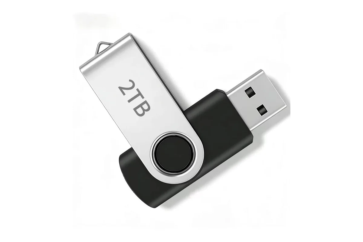 high-capacity 2TB giratorio USB flash memoria