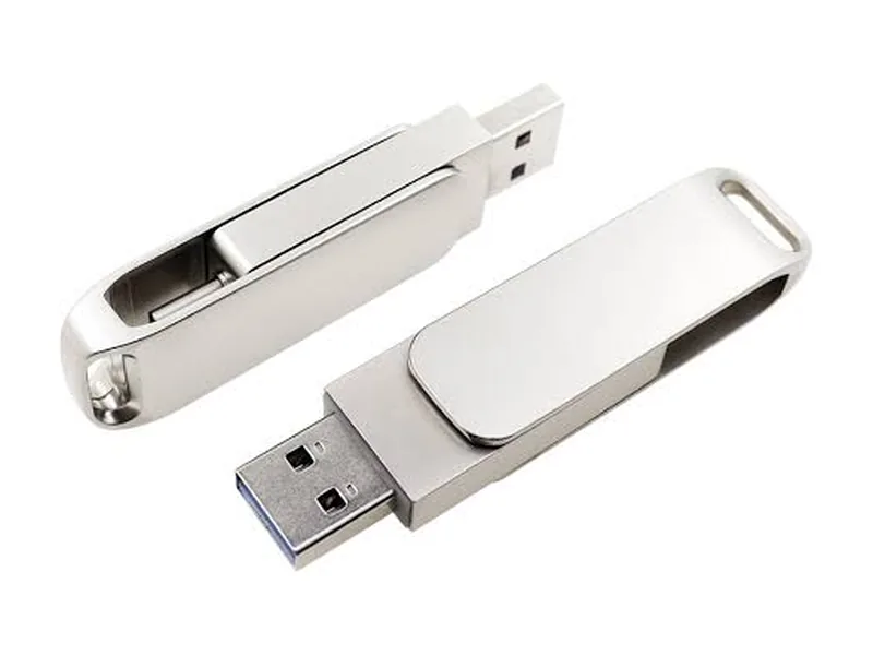 Metal swivel USB flash drives for evaluating manufacturer build quality