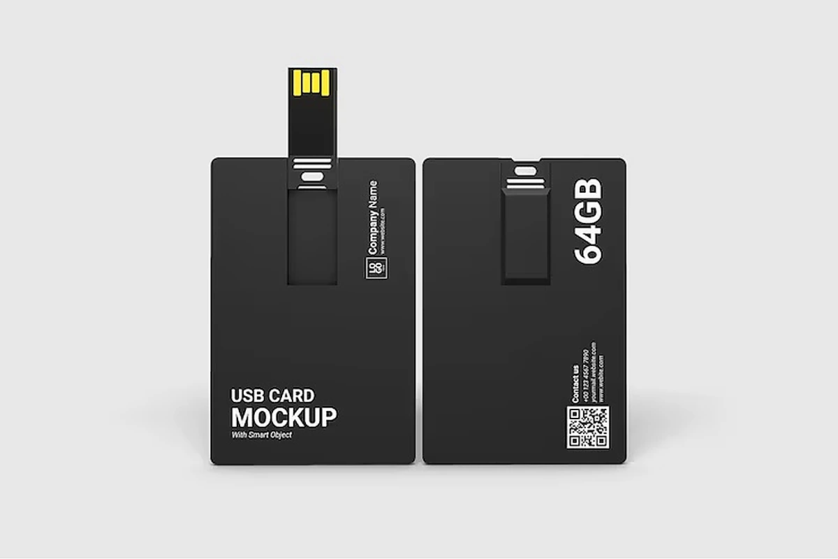 negro 64GB business tarjeta USB flash memoria