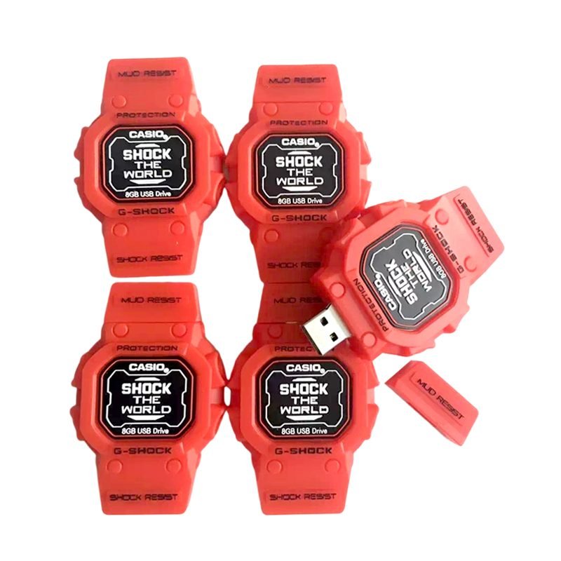 Customized sports watch flash drive by CASIO Corporation