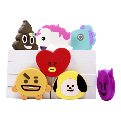 pvc-Emoticon-themed mobile wireless charger